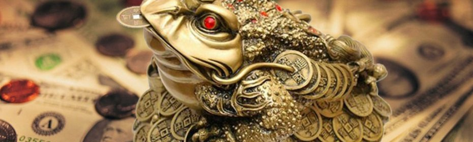 Eng Toad mat enger Mënz am Mond - en Talisman fir Suen unzezéien