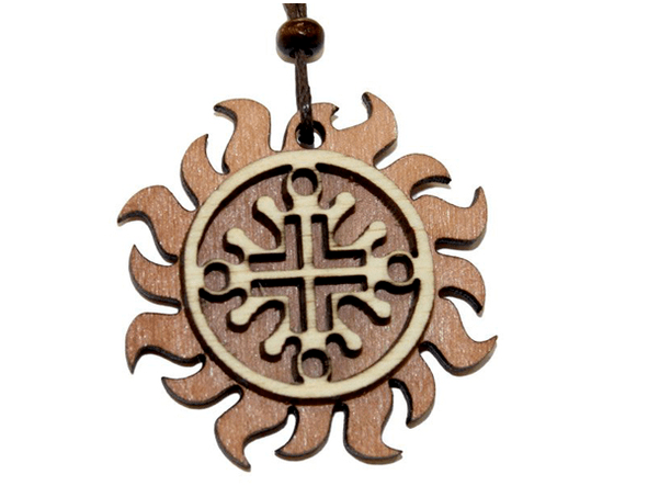 DIY Holz Amulett Pendant